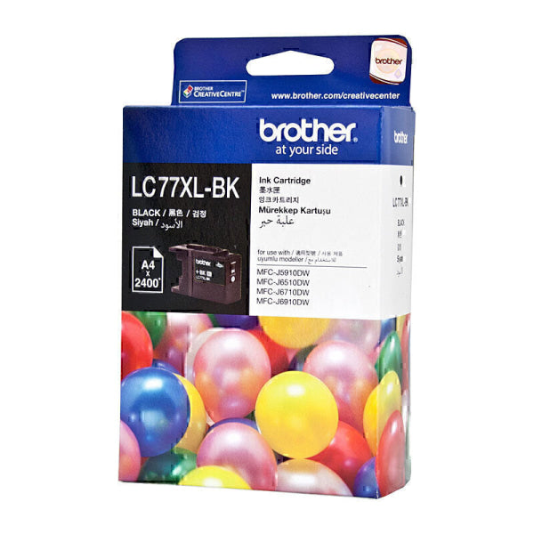 Brother LC77XL Black Ink Cart LC-77XLBK