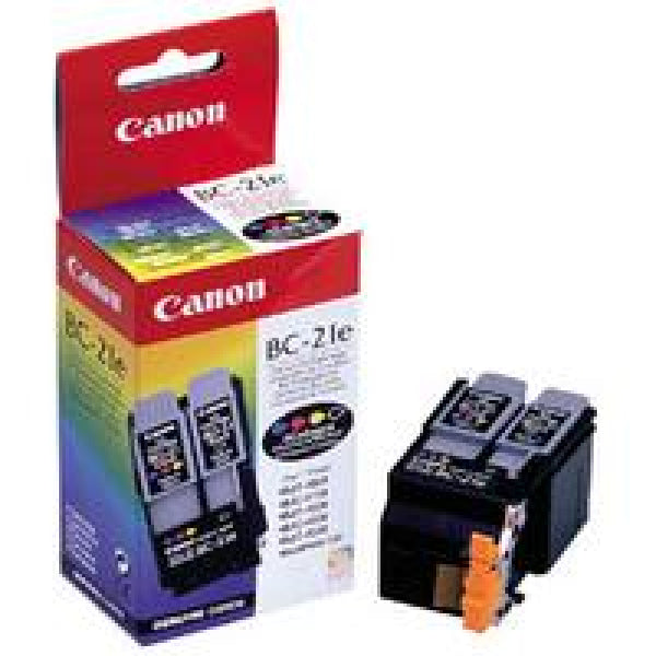 1 X Genuine Canon Bc-21E Colour Ink Cartridge -