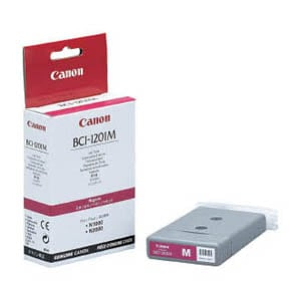 1 X Genuine Canon Bci-1201M Magenta Ink Cartridge -