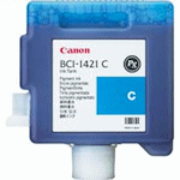 1 X Genuine Canon Bci-1421C Cyan Ink Cartridge -