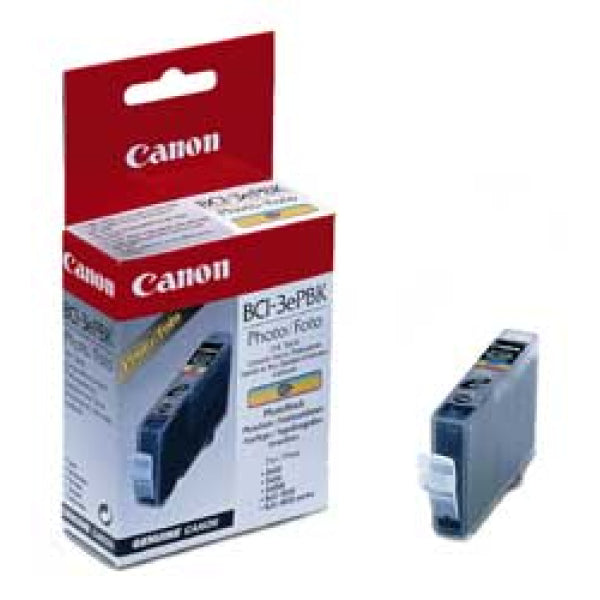 1 X Genuine Canon Bci-3Epbk Photo Black Ink Cartridge -