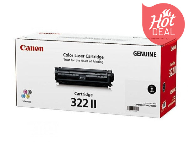 Genuine-Canon-CART322BKII-BLACK-High-Yield-Toner-Cartridge-LBP9100CDN-(13K Yield)