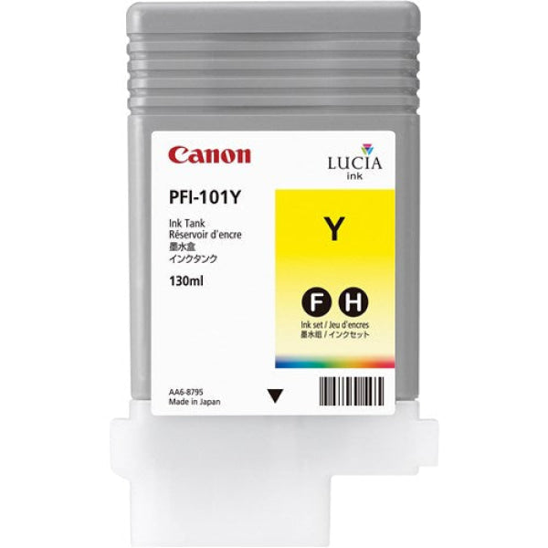 PFI-101Y YELLOW INK TANK 130ML FOR IPF6200 6100 5100 5000 PFI-101Y