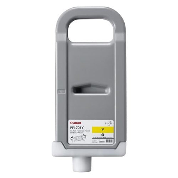 YELLOW INK TANK 700ML FOR IPF9000 8000 9100 8100 PFI-701Y