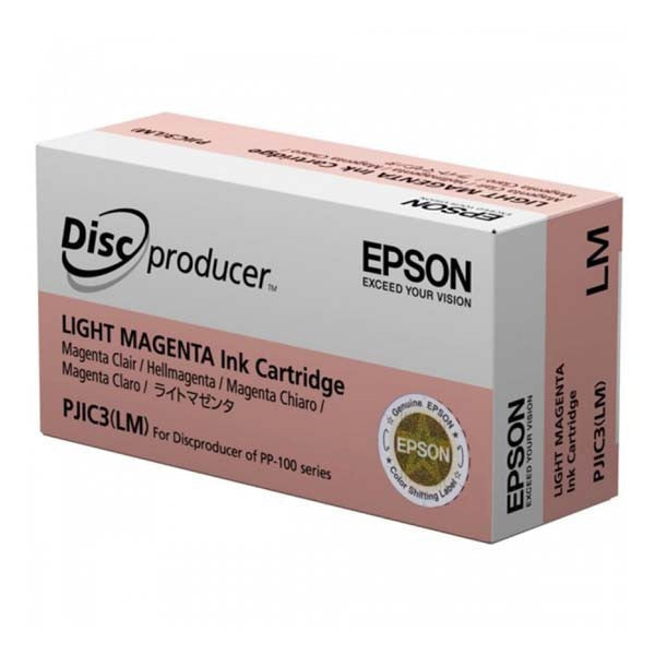 Genuine Epson PJIC3 Light Magenta Ink Cartridge C13S020690 alternate packaging