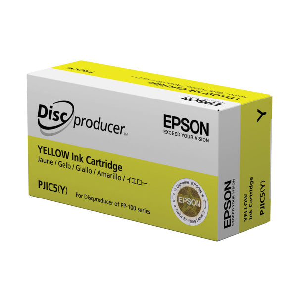Genuine Epson PJIC5 Yellow Ink Cartridge C13S020692 alternate packaging