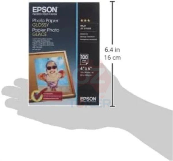 Genuine Epson C13S042548 Photo Paper Glossy 4X6’ 100X Sheet 200Gsm [C13S042548] Paper