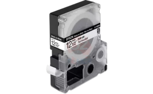 Genuine Epson Label Cartridge Iron On (Fabric) Tape Lc-4Wbq5 Black-On-White 12Mm (5M) [C53S625419]