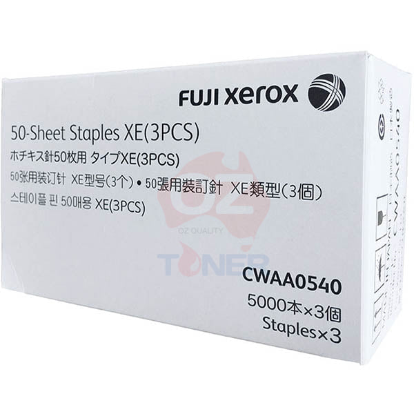 Genuine Fuji Xerox Cwaa0540 Finisher Staple Cartridge (3Pk) For C5005D C7500 C6500 C5400 Fx360