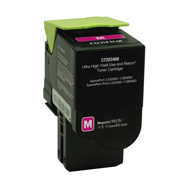 Genuine Fujifilm Apc3320/Apc3830 High Yield Magenta Toner (M) Metered 7.5K [Ct203631] Cartridge -