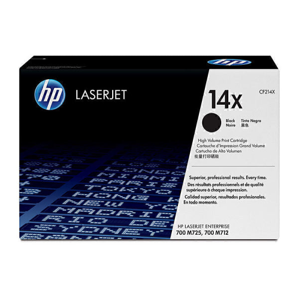 HP #14X Black Toner CF214X CF214X