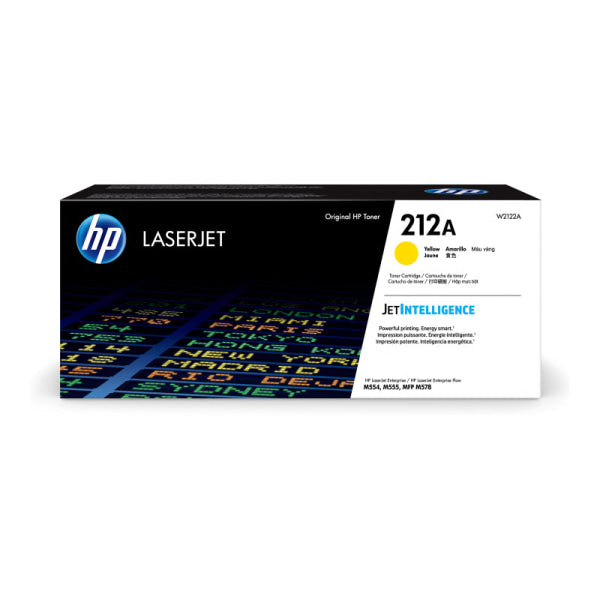 HP #212A Yellow Toner W2122A W2122A