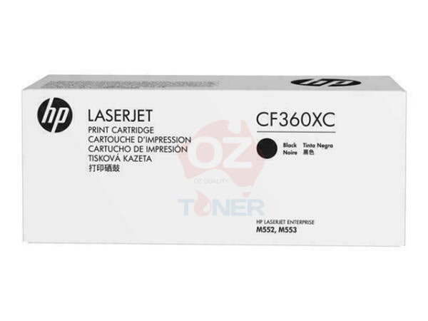 Hp Genuine #508X Black High Yield Toner Cartridge For M552/m552Dn/m553/m553Dn 12.5K Cf360Xc [Cf360X]