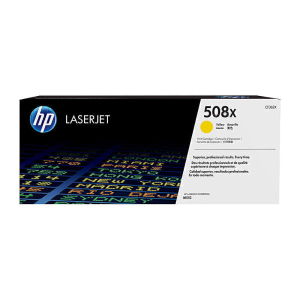 HP #508X Yellow Toner CF362X CF362X