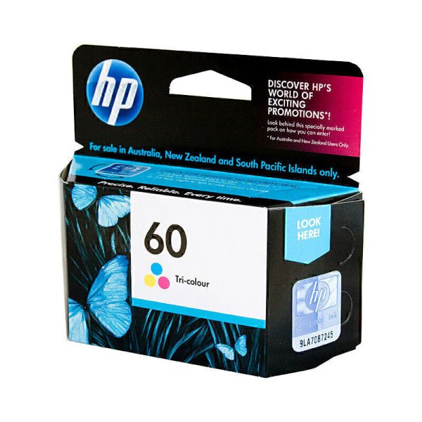 HP #60 Tri Colour Ink CC643WA CC643WA