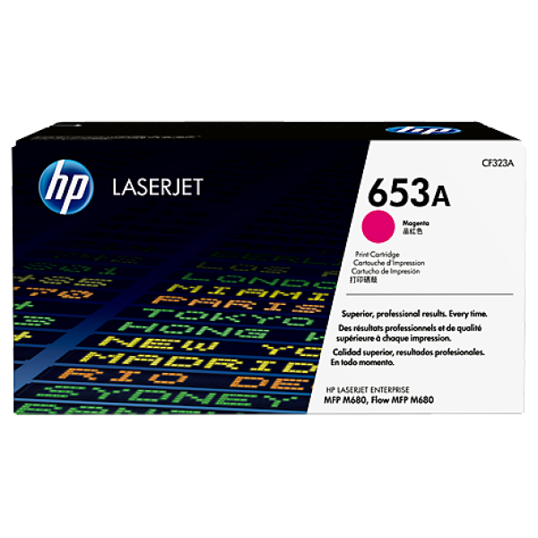 HP 653A MAGENTA LASERJET TONER CARTRIDGE CF323A