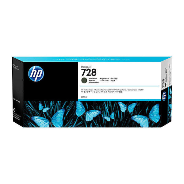 HP #728B 300ml Matt Blk 3WX30A 3WX30A