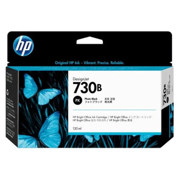 HP 730B 130-ML PHOTO BLACK DESIGNJET INK CARTRIDGE REPLACEMENT FOR P2V67A 3ED43A