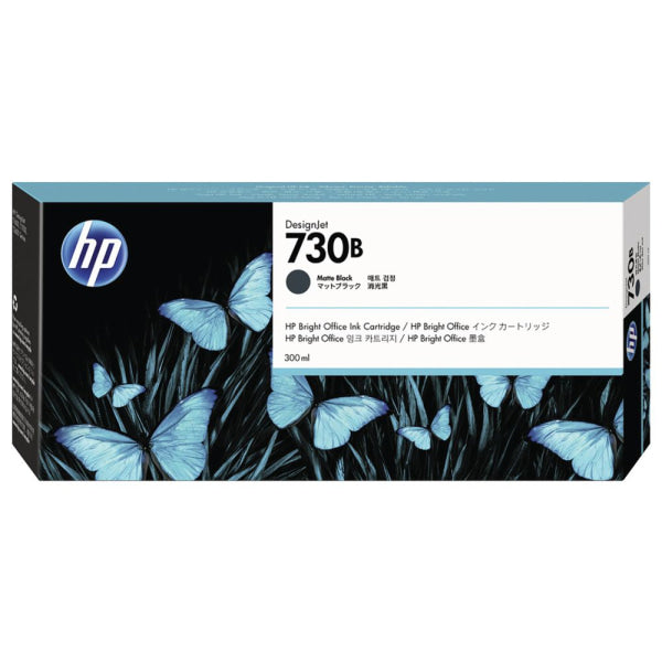 HP 730B 300-ML MATTE BLACK DESIGNJET INK CARTRIDGE 3ED51A
