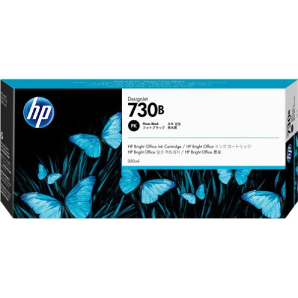 HP 730B 300-ML PHOTO BLACK DESIGNJET INK CARTRIDGE 3ED49A