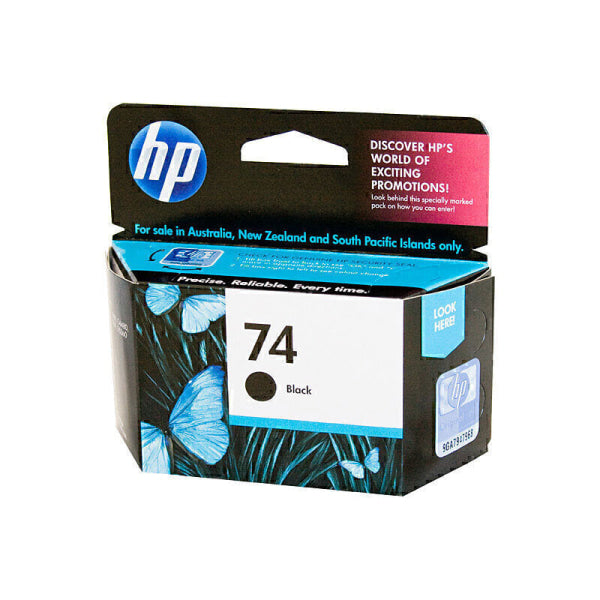 HP #74 Blk Ink Cart  CB335WA CB335WA