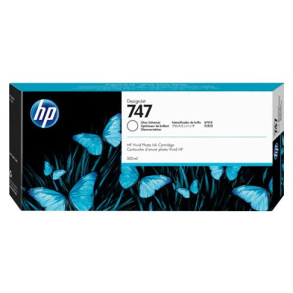 HP 747 300-ML GLOSS ENHANCER DESIGNJET INK CARTRIDGE P2V87A