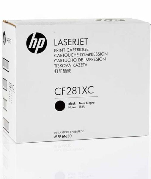 Genuine Hp #81X Black Toner Cartridge (25K) [Cf281Jc/Cf281X] For Laserjet M605/M606/M630 Mfp -