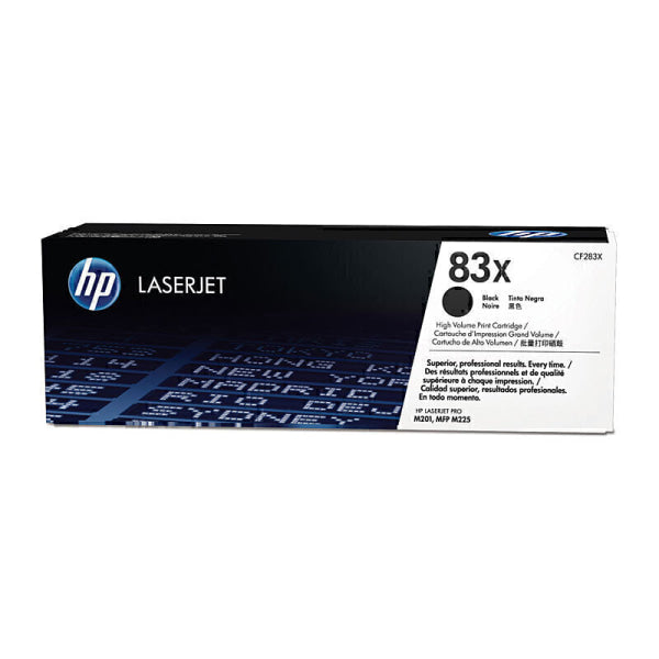 HP #83X Black Toner CF283X CF283X