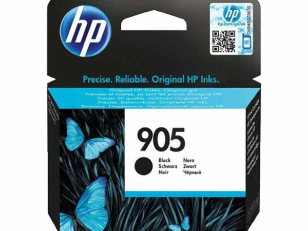 Genuine Hp #905-Bk Black Ink Cartridge For Officejet Pro 6956/6950/6960/6970 [T6M01Aa] -