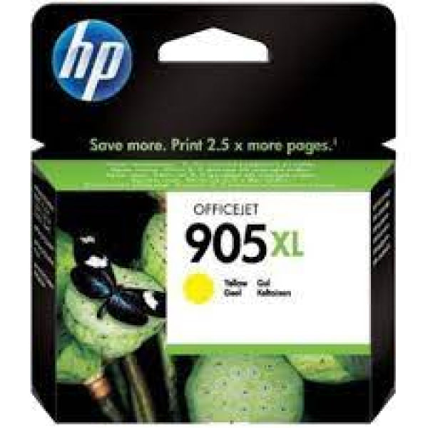 Genuine Hp #905Xl-Y Yellow High Yield Ink Cartridge For Officejet 6950/6956/6960/6970 [T6M13Aa] -