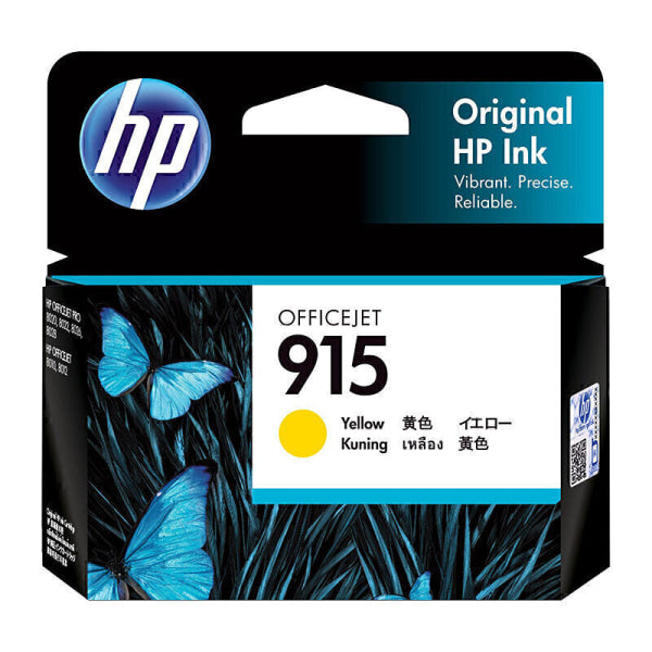 HP #915 Yellow Ink 3YM17AA 3YM17AA
