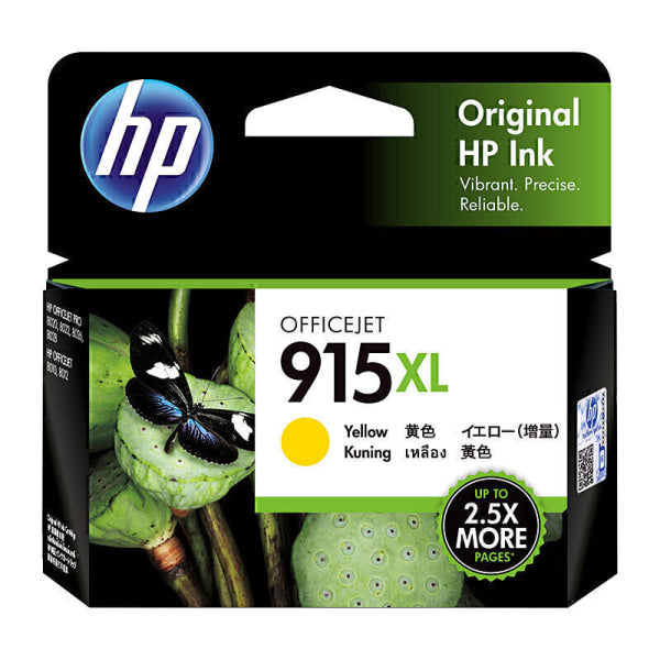 HP #915XL Yellow Ink 3YM21AA 3YM21AA