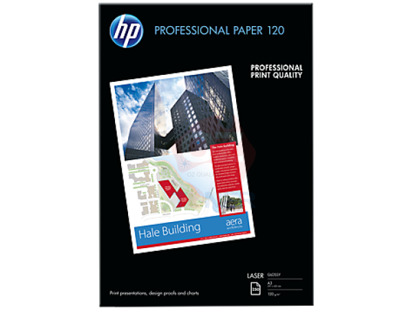 Genuine Hp Cg969A A3 Professional Laserjet 250X Sheets Glossy Photo Paper 120Gsm [297X420Mm] Paper