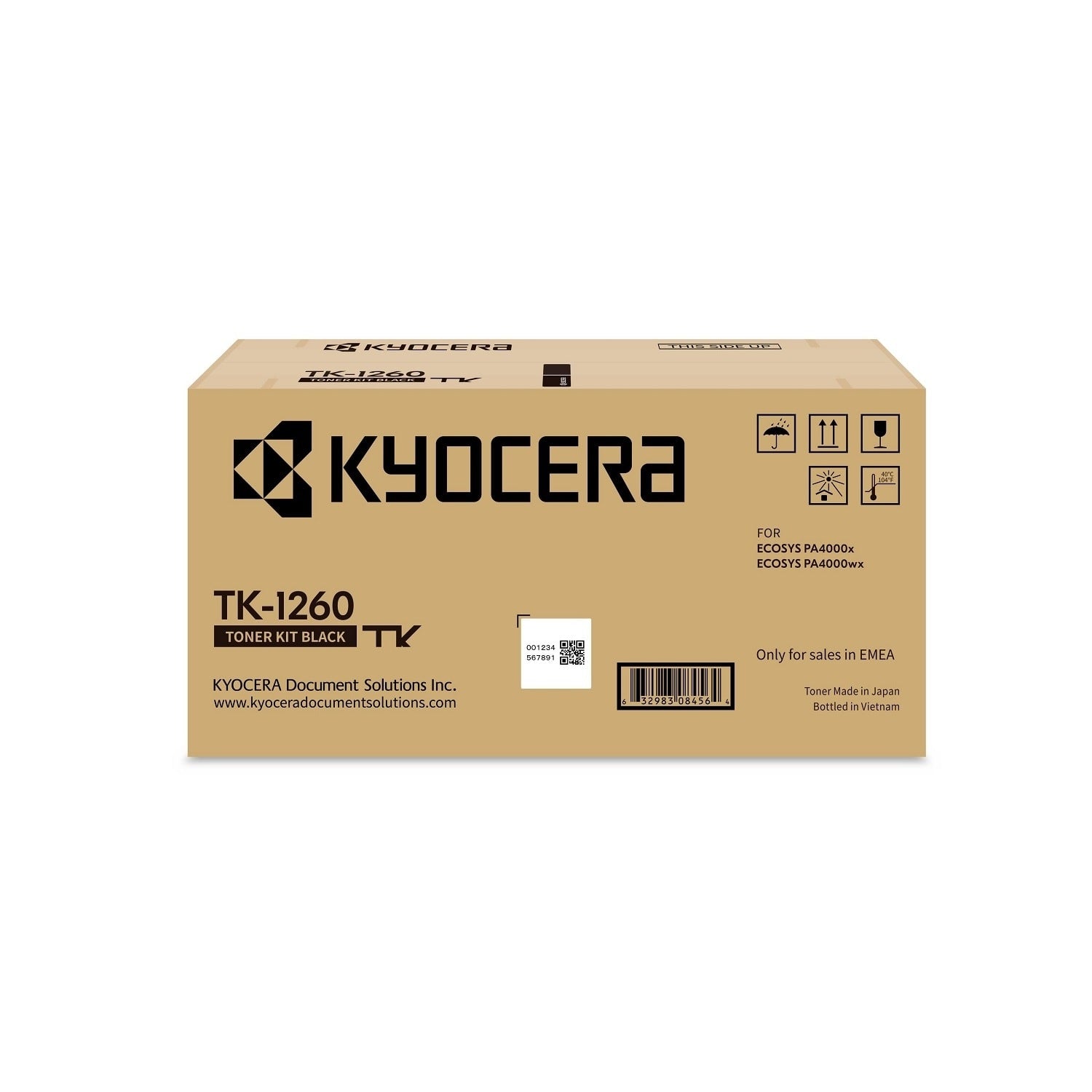 Genuine Kyocera TK-1294 BLACK Toner Kit/Cartridge for MA3501WFX (3K) [TK1294K]