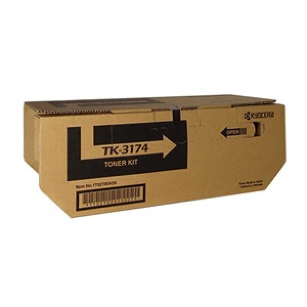 Genuine Kyocera Tk-3174 Black Toner Kit/Cartridge For P3050Dn/P3150Dn Tk3174 (15.5K) Cartridge -