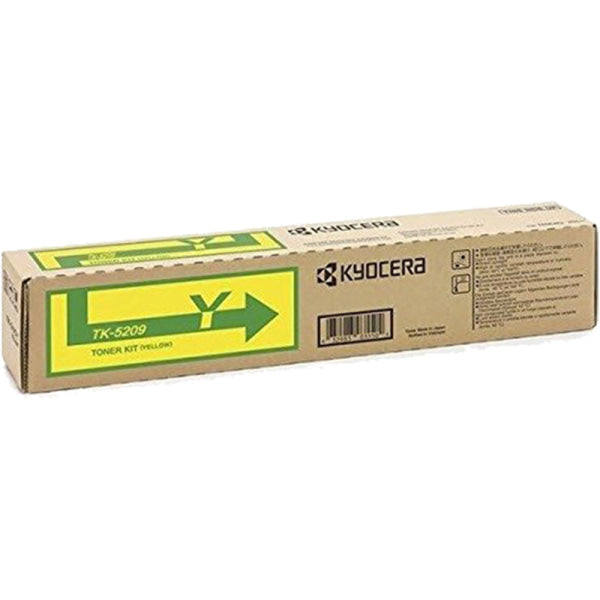 Genuine Kyocera Tk-5209 Yellow Toner Kit For Taskalfa 356Ci/358Ci (12K) [Tk5209Y] Cartridge -