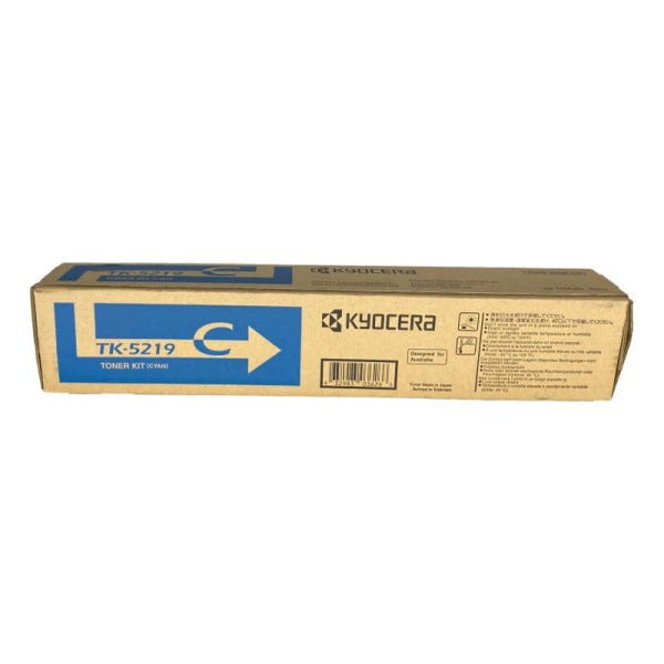 Genuine Kyocera Tk-5219 Cyan Toner Kit For Taskalfa 406Ci (20K) [Tk5219C] Cartridge -