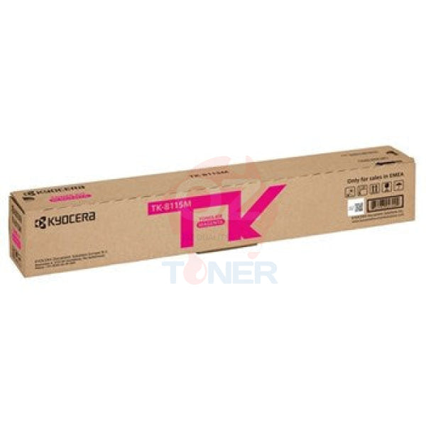 Genuine Kyocera Tk-8119 Magenta Toner Cartridge For M8124Cidn/M8130Cidn 6K [Tk8119M] -