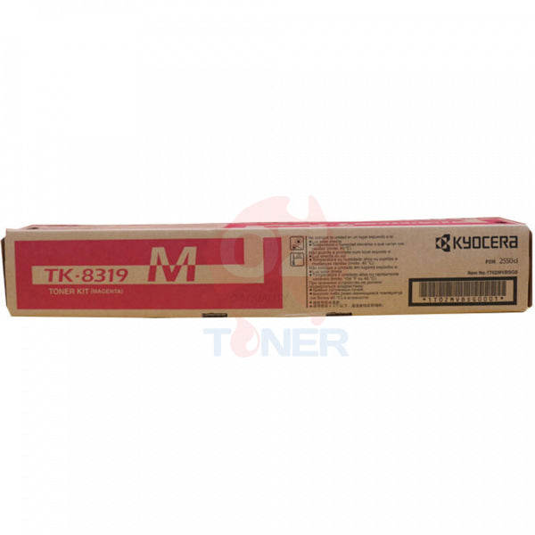 Genuine Kyocera Tk-8319 Magenta Toner Kit For Taskalfa 2550Ci (6K) [Tk8319M] Cartridge -