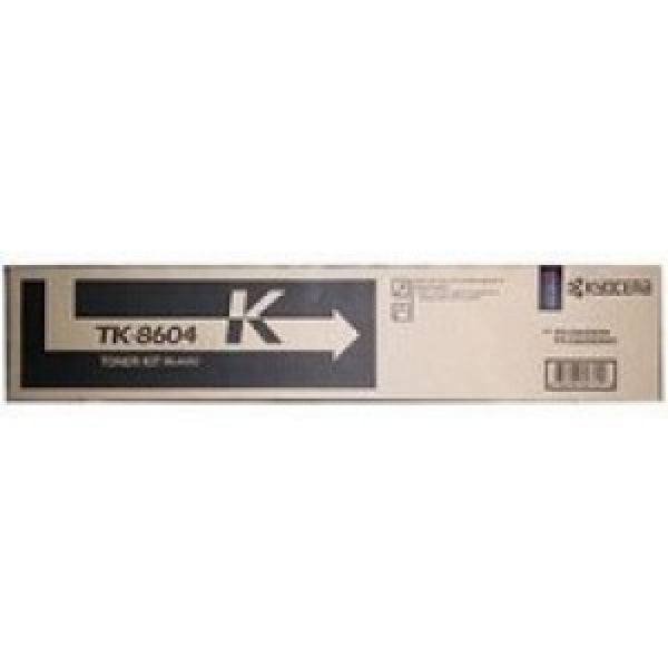 Genuine Kyocera Tk-8604 Black Toner Cartridge For Fs-C8650Dn (30K) [Tk8604K] -