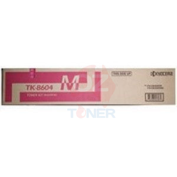 Genuine Kyocera Tk-8604 Magenta Toner Cartridge For Fs-C8650Dn (20K) [Tk8604M] -