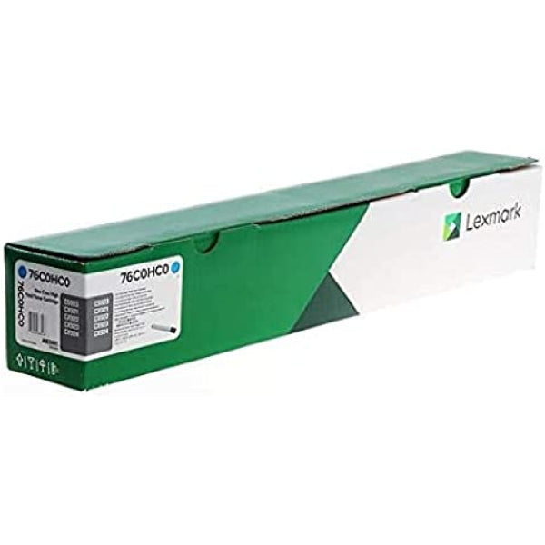 Genuine Lexmark 76C0HC0 High Yield Cyan Toner Cartridge for CS923 CX921 CX922 CX923