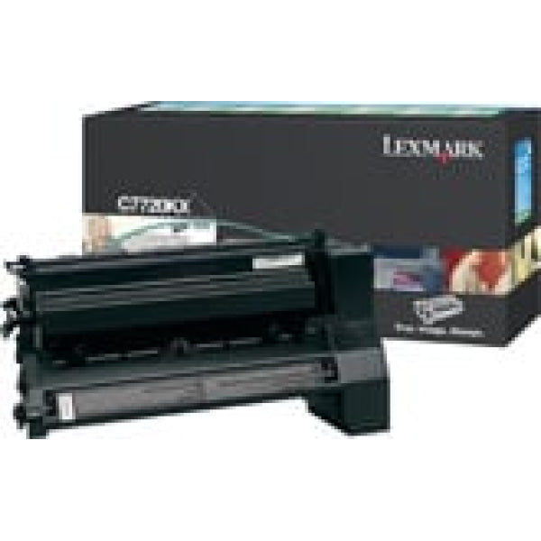 1 X Genuine Lexmark C772 Black Toner Cartridge Extra High Yield Return Program -