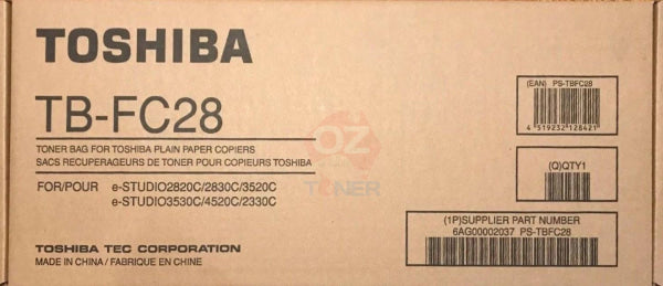 Genuine Toshiba E-Studio 2540C 3540C 2820C Waste Toner Bottle [Tbfc28] Waste Toner Bottle
