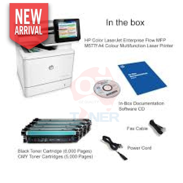 Hp Color Laserjet Enterprise Mfp M577F A4 Laser Multifunction Printer+Duplex+Adf [B5L47A] Printer