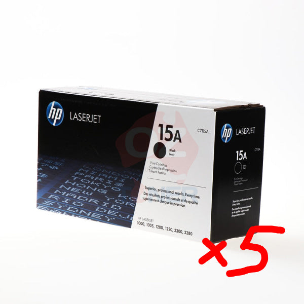 Hp Genuine C7115A Black Toner Cartridge For Laserjet 1000/1005/1200/3320/3300/3380 #15A Accessories