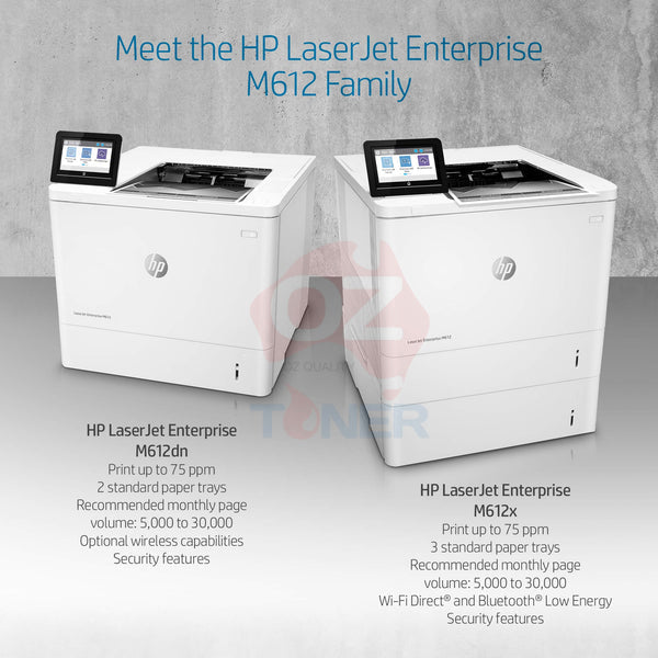Hp Laserjet Enterprise M612Dn A4 Mono Laser Sfp + Bonus: 3-Year Nbd Warranty (7Ps86A-U9Mz0E)
