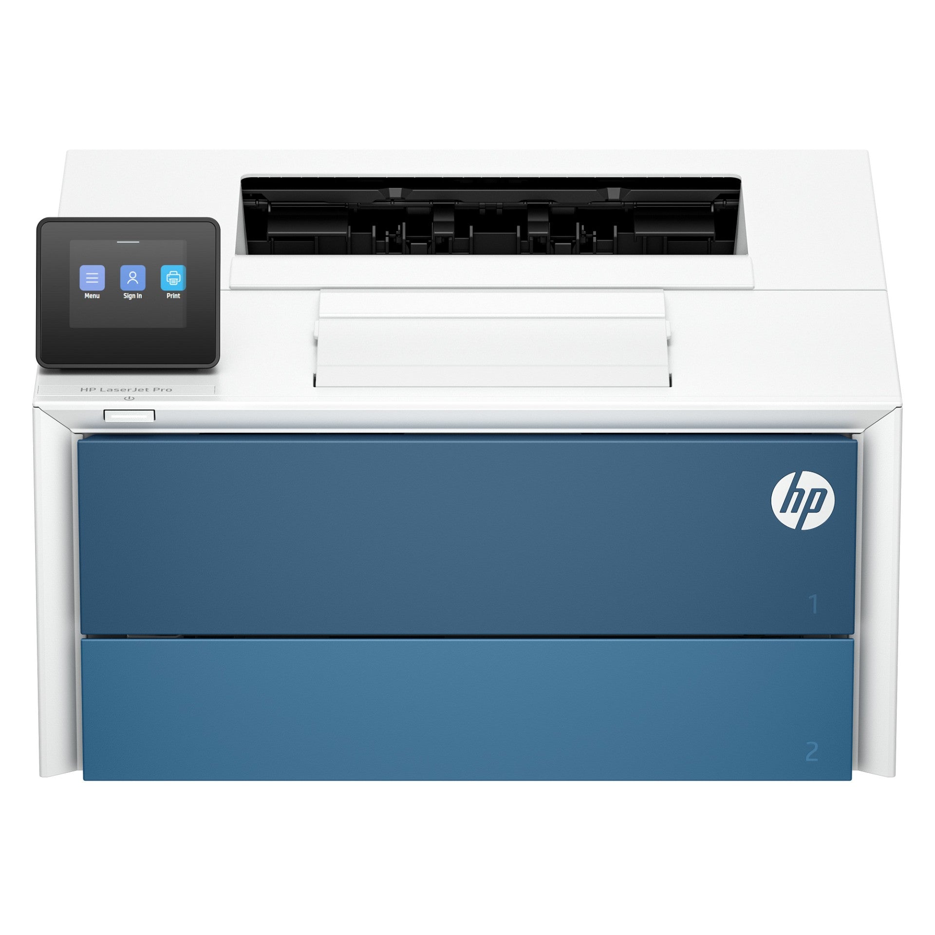 HP LaserJet Pro 4006dn A4 mono laser printer front angle