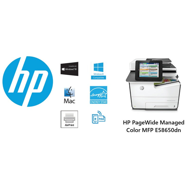 *RFB* HP PageWide Managed E58650dn A4 Colour Multifunction Printer 75PPM [L3U42A]