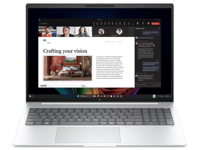 HP EliteBook 8 G1i 16-Inch Touch Business Laptop Next Gen AI Silver 16GB 512GB SSD WUXGA [BQ4T3PT]